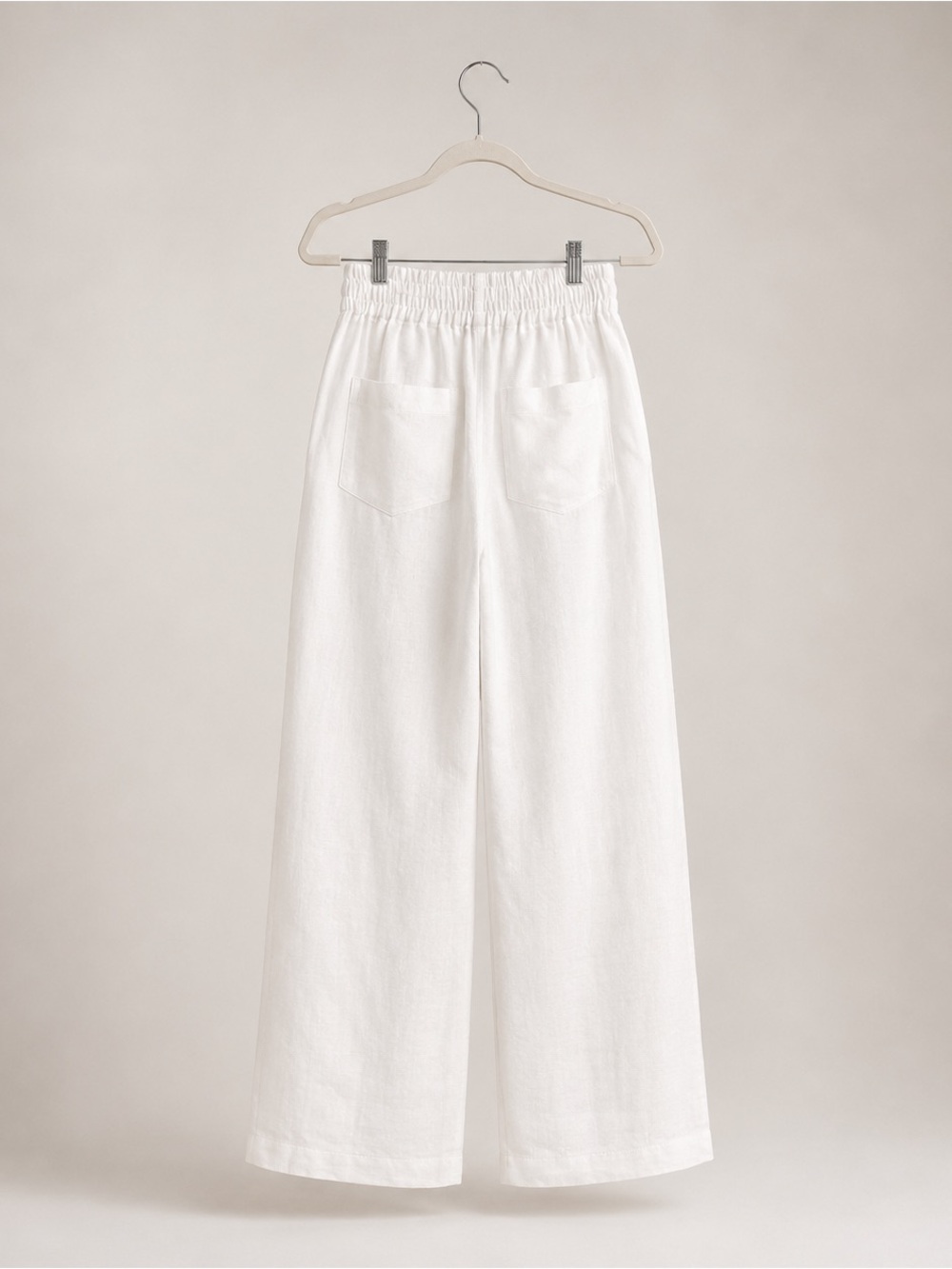 Marci Vago White Linen Resort Pants Size S - Picture 3 of 15